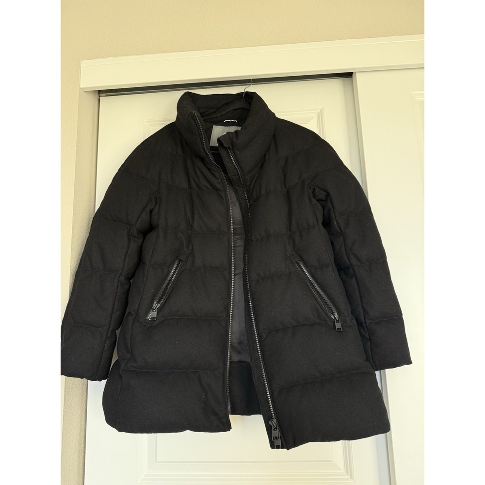 Aether Chelsea Wool Jacket Insulated‎ Down Black Size Small Gorpcore Puffer coat